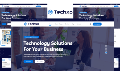 Techxo - Technology Services HTML5 Website template