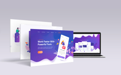 Upland - Mobile App Landing Page