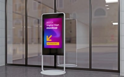 Totem Digital Signage Mockup Template