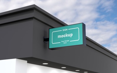 Vägg Rektangulär monteringsformmönster för skyltning