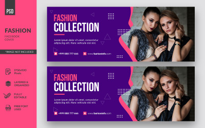 Banner moderno Moda Facebook Timeline Cover Social Media