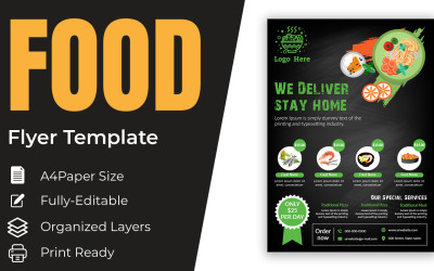 Fast Food Menu Banner Poster Flyer Templates
