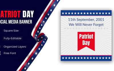 9.11 Patriot Day Greeting Card We Will Never Forget Social Media
