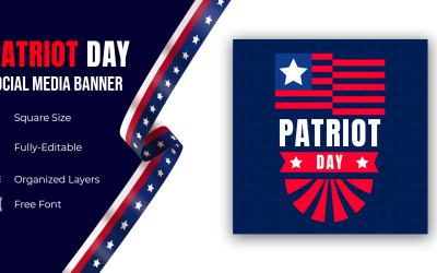 Soha nem felejtjük el a szeptember 11-i Patriot Day háttér-közösségi médiát
