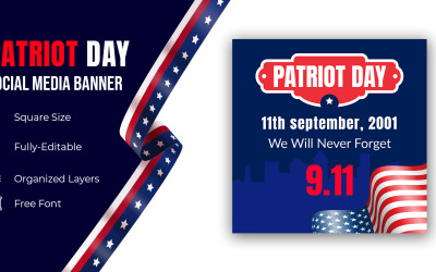 9 月 11 日概念设计 9/11 攻击海报永远不要忘记社交媒体