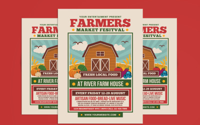 Farmer Market Festival Flyer