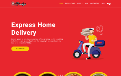 FoodGo - WordPress WordPress-tema