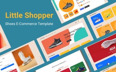 Küçük Alışverişçi | HTML5 E-Ticaret Web Sitesi şablonu