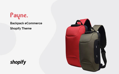 Payne - Backpack e-handel Shopify-tema