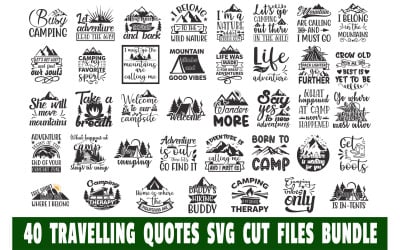 Travelling Quotes Bundle T-shirts