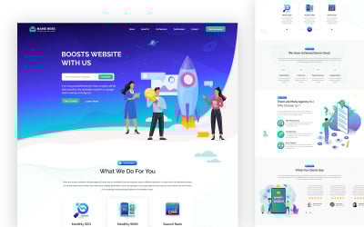 Usługi Geek Boost One Page Elementy interfejsu użytkownika
