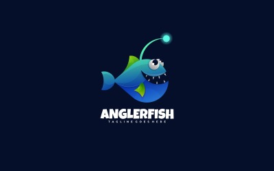 Angler Fish Gradient-logotyp
