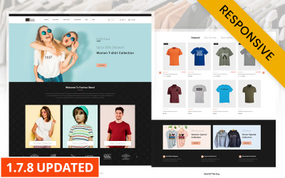 Cryline Tshirts 商店 Prestashop 响应式主题