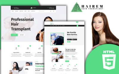 Hairem - Hair Tranplant Service HTML5 Template