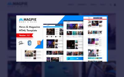 Saksağan - Haber ve Blog Html Şablonu