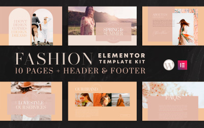 Valentina - Elementor Template Kit - WooCommerce (Online Shop) Uyumlu - 10 Sayfa Dahil