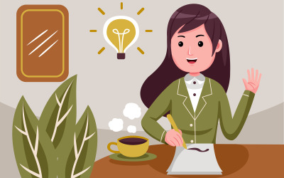 Illustration vectorielle d&amp;#39;affaires #05