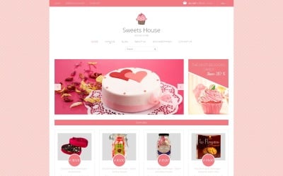 Бесплатная отзывчивая Shopify тема Sweet Shop
