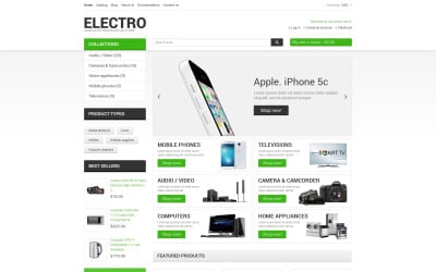 Ingyenes Electronics Store reszponzív Shopify téma