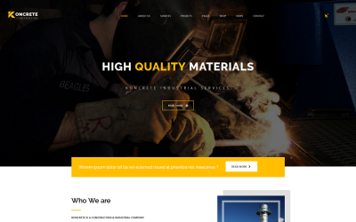 Koncrete Construction-多用途高级HTML5网站模板