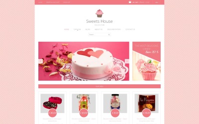 Kostenloses reaktionsschnelles Shopify-Theme für Süßwarengeschäfte