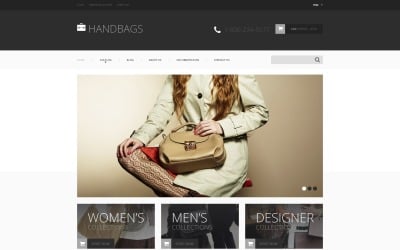 Responsive Shopify Theme für kostenlose Handtaschen