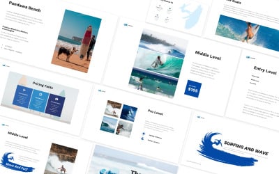 Surfing Powerpoint Template
