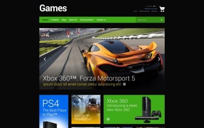 Thème Shopify réactif pour les jeux gratuits