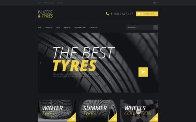 Thème Shopify réactif pour roues et pneus gratuits