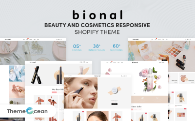 Bional - Beauty &amp;amp; Cosmetics 响应式 Shopify 模板