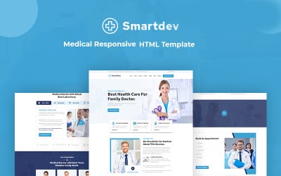 Smartdev - Medical Responsive Website-Vorlage