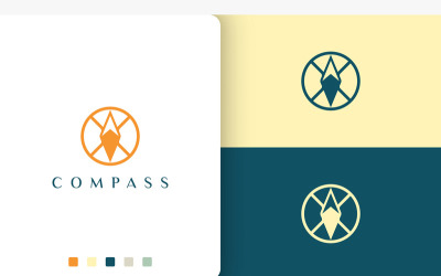 Expedition Adventure Logo Kompassstil