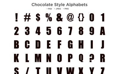 Çikolata Tarzı Alfabe, Abc Tipografi