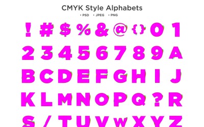 CMYK Stil Alfabesi, Abc Tipografi