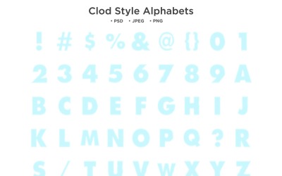Cold Style Alfabet, Abc typografi