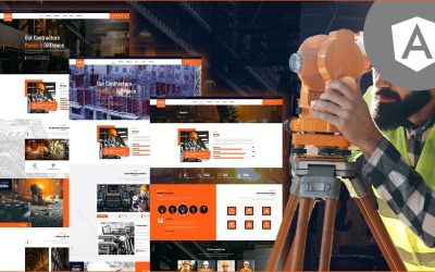 Cali Construction And Development Angular JS Template