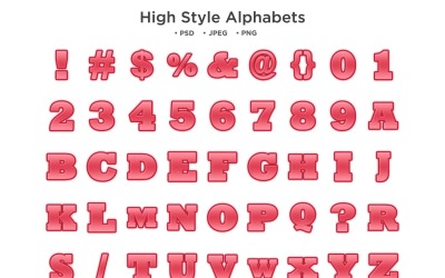 High Style Alfabet, Abc typografi