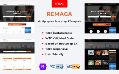 Remaga - Multipurpose Blog HTML5 Template