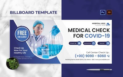 Covid-19 Vaccine Billboard Landscape