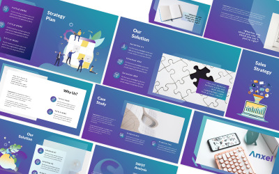 Modèle Powerpoint Anxel