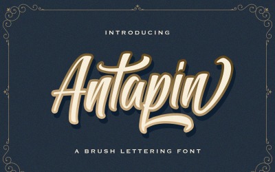 Antapin - жирный шрифт