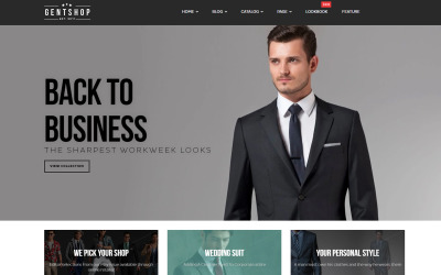 Elegant - Office herrmode Shopify-tema