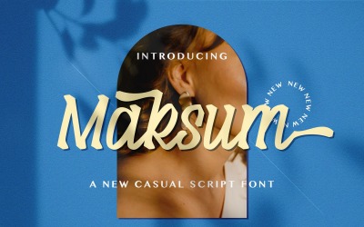 Maksum - Handwritten Font