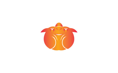Szablon logo żywności warzywnej
