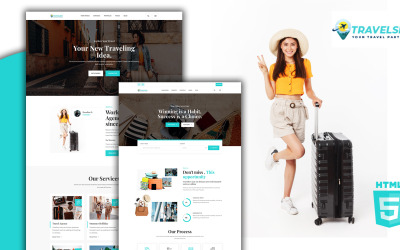 Travelski Duyarlı Seyahat Acentası HTML5 Şablonu