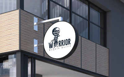 Warrior Logo Design Vector Mall