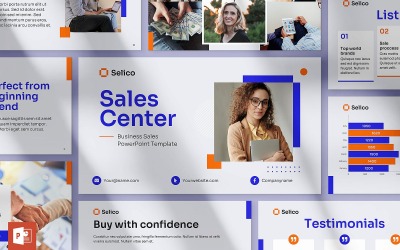 İş Satış Sunumu PowerPoint Şablonu