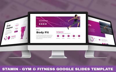 Stamin - Modèle Powerpoint Gym &amp;amp; Fitness