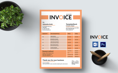 Janathan Invoice Corporate Identity Template