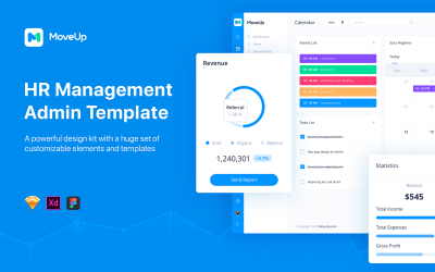 MoveUp - HR Management Admin-Vorlage